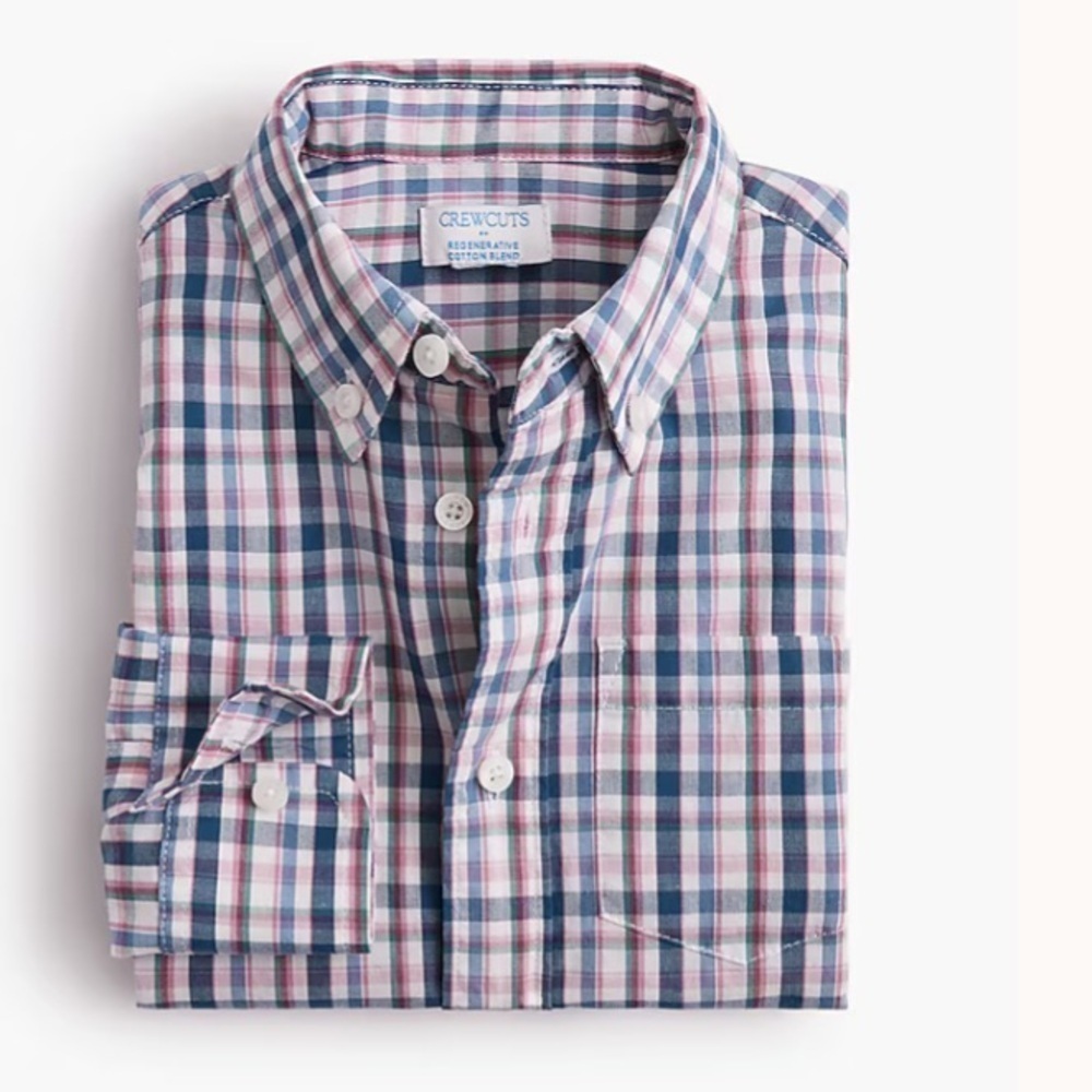 J crew Boys' long-sleeve flex shirt